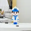 Pingente de chaveiro bombeiro militar criativo boneco de fogo chaveiro acessórios para carro bolsa máquina de pegar brindes
