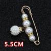 Artefacto para la cintura de los pantalones pasador de cintura broche anti-exposición broche de corsage de alta gama joyería hebilla de broche de perlas