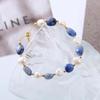 Nueva pulsera de perlas naturales de agua dulce estilo barroco antiguo retro chino, sencilla, pequeña, fresca, hecha a mano, joyería