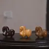 Sândalo Ano do Cavalo Boa Sorte Prosperidade Dinastia Tang Zodíaco do Cavalo Corrente de Celular Chaveiro Cavalo Pingente do Ano do Cavalo Pingente de Natal