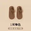 Calcetines gruesos DeRong para otoño e invierno con ribete de encaje, calcetines invisibles tipo botín para mujer, huecos, cálidos, antideslizantes de silicona, que no aprietan los pies