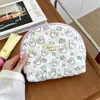 Nova Bolsa Simples Acolchoada de Bolinhas para Batom de Mão Bolsa de Cosméticos Bolsa Pequena de Armazenamento Porta-Moedas Mini Bolsa de Mão Portátil