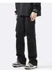 Pantalones de trabajo funcionales estilo americano para hombre, comercio exterior transfronterizo del sudeste asiático, pantalones anchos rectos holgados retro, pantalones casuales de calle
