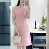 Vestido sin mangas rosa francés Verano para mujer Elegante Socialité Estilo diosa de alta gama Sentido de alta gama Ajustado Adelgazante Falda