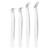 Pinzas para Extensión de Pestañas con Brillo Colorido en Stock Herramienta de Belleza Pinzas para Pestañas Postizas Clip de Pluma Dorada Clip para Pestañas de Alta Precisión