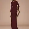 Ropa transfronteriza europea y americana para mujer, nuevo producto de otoño 2026, vestido elegante y moderno de manga larga con diseño de patchwork calado, corte ajustado para mujer