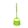 Conjunto de escova de vaso sanitário com cabo rosqueado e base redonda, presente, atividade publicitária, conjunto de escova de vaso sanitário, atacado RS-3851