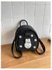 Mochila de viaje estilo coreano para comercio exterior, fresca y linda, diseño de lunares, conejito y estrella estilo coreano 2026, mochila linda y adorable para niñas