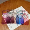 Adecuado para iPhone 17 Pro Max Funda de Teléfono Móvil Transparente Degradada Apple 16 Brillo Círculo Fino Succión Magnética 15 Anti-Caídas Funda Dura