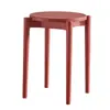 Taburete de Plástico para Uso Doméstico, Engrosado para Mesa de Comedor de Sala de Estar, Taburete Pequeño, Estilo Nórdico, Taburete Alto, Taburete Simple para Maquillaje y Vestir