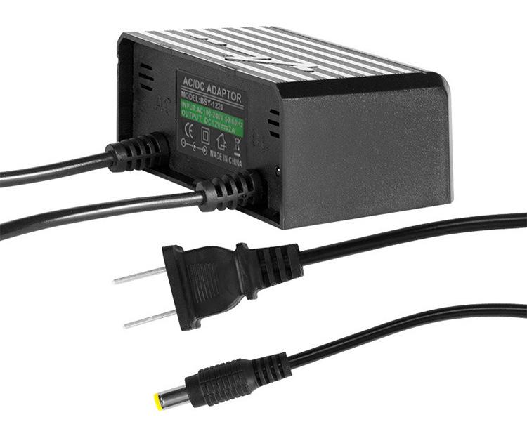 12V2A电源适配器 安防设备监控摄像头 室外防水户外防雨淋