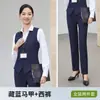 Colete Preto Profissional Uniforme de Trabalho Garçom KTV Homens e Mulheres Recepção Hotel Roupa de Trabalho Banco Bordado Personalizado