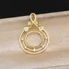 Accesorios DIY Joyería de Perlas Plata S925 Corazón Colgante Mabe Soporte Vacío 13.7-13.9mm Soporte para Colgante