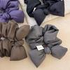 Laço Roxo de Algodão Preenchido Outono e Inverno Novo Círculo Intestino Grosso Acessório de Cabeça Estilo Estrangeiro Corda de Cabelo Rabo de Cavalo Faixa de Cabelo para Mulheres