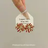 Brincos de Fogos de Artifício Vermelhos Super Brilhantes para Mulheres 2026 Novo Estilo Quente Brincos Pequenos e Delicados Adequados para o Inverno