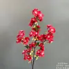 Casamento Estilo Chinês Estilo Vermelho Decoração de Guia de Estrada Arranjo de Flores Artificiais Flor de Teto Cerimônia de Noivado Arranjo de Banquete Arte com Flores Artificiais de Casamento