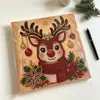 Nuevo arte de perlas enmarcado 5D transfronterizo con tema navideño, cantidad de Arte de Perlas Navideñas de Diamantes