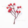7/12 Fruta de Natal espuma fruta vermelha azevinho fruta decoração de casa fio de fruta vermelha galho simulação fabricante de baga vermelha