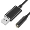 Soporta personalización de logo para lotes pequeños de cables de audio, Tarjetas de sonido externas USB/Tipo-C OEM/ODM, Tarjetas de sonido de audio USB