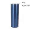 Amazon aspiradora 20 oz plástico spray color acero inoxidable taza de coche cubierta taza de coche taza recta venta al por mayor
