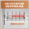 Estante de Almacenamiento Vertical para Fregadero de Cocina de Acero Inoxidable Retráctil para el Hogar Multifuncional Gabinete con Capas para Almacenamiento de Ollas