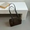 Bolsa de Ombro Único Estilo Coreano Retro de Alta Qualidade Versátil Casual para o Dia a Dia Bolsa Almofada Camurça Elegante Nicho Estilosa Bolsa de Axila