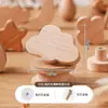 Manija de Armario para Habitación Infantil Tronco de Madera Maciza Lindas Estrellas de Dibujos Animados Luna Nubes Cajón Armario Manija de Puerta de Armario