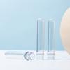 Pré-formas de Garrafa PET Plástica Transparente com Fundo Espesso, Pré-formas de Tubo para Álcool em Gel, Processamento por Moldagem por Injeção, Pré-formas de Garrafa Personalizadas, Fábrica de Produtos Plásticos, Em Estoque