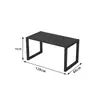 Conjunto de mesa e cadeiras de plástico-madeira para exterior para varanda, pátio, mesa e banco longos de lazer, parque, jardim, terraço, mesa e cadeira anticorrosivas de plástico-madeira