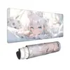 Mouse Pad Extra Grande Meninos e Meninas Escritório Criativo Antiderrapante Mesa Pad E-Sports Animação Bidimensional Teclado de Computador Pad