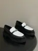 Sapatos Femininos Loafers de Couro Genuíno da Marca H, Vendidos Quentes no Exterior, Sapatos Baixos Simples e Versáteis, Sapatos Casuais Femininos de Couro Macio Antiderrapantes