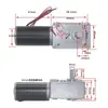 Motorreductor de Engranaje Helicoidal de Turbina 5840-31ZY Micro Pequeño DC Auto-bloqueo Control de Velocidad Motor de Baja Velocidad 12V24V
