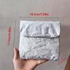 Bolsa de Papel Dupont Impermeable y Plástico de Burbujas con Cierre Magnético para Cosméticos, Papel de Prueba de Documentos, Bolsa para Cables de Datos de Facturas, Sencilla para Negocios