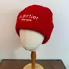 Gorros de Lana Bordados con Letras de Moda para Hombres y Mujeres, Cálidos para Otoño e Invierno, para Circunferencia de Cabeza Grande, con Protección para Orejas, Gorros de Punto