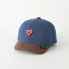 Dulce y Cálida Gorra de Pato, Comercio Exterior Estilo Japonés y Coreano Personalizada de Mezclilla para el Sol, Nueva Gorra de Béisbol Infantil de Ala Corta