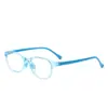 Nuevos Armazones para Gafas Infantiles Transfronterizos para Niños con Miopía, Gafas Cuadradas Anti Luz Azul para Niñas, Armazones de Gafas de Moda de Alta Gama al por Mayor