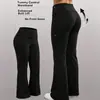 Pantalones de Yoga de Comercio Exterior de Amazon 2026 Color Sólido Ajustados Levanta Glúteos Versátiles para Exteriores Acampanados Deportivos de Fitness para Mujer