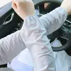 Luvas de Proteção Solar para Dirigir, Mangas de Proteção Solar de Seda Gelada para Mulheres, Proteção UV, Mangas de Gelo para Ciclismo, Protetores de Braço, Mangas de Verão Largas