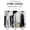 Pantalones de Chándal Blancos y Grises para Mujer Tallas Grandes Primavera/Verano Delgados Pierna Recta Pierna Ancha Rayados Sueltos Estilo Bf Perezoso Joggers