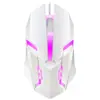Qinlang smart x1 jogo com fio 4 botões mouse escritório laptop computador desktop USB colorido mouse luminoso