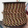 Corda de Aço Inoxidável Trançada à Prova d'Água de 3mm Material Corda de Aço Inoxidável Colorida Corda para Joias DIY Pulseira Corda de Mão Corda para Colar Venda por Atacado
