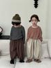 Jiaye Productos para Niños 2024 Camiseta Infantil de Otoño a Rayas de Manga Larga para Niño y Niña Camiseta Casual Holgada para Bebé Interior