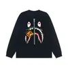 Marca de Moda Suministro Mayorista Transfronterizo Comercio Exterior Camiseta de Manga Larga Pe Pesado 300g Tiburón Top Tee 2