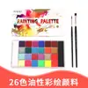 26 Cores Tinta a Óleo de Halloween Pigmento para Pintura Corporal Maquiagem Tinta Facial Tinta a Óleo Teatral Pasta de Maquiagem Atacado