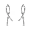 2018 Nueva Línea aretes de tuerca temperamento femenino Corea del Sur pedrería personalidad hipster simple aretes que combinan con todo aretes