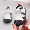 Nuevas Sandalias de Verano para Bebés de 0 a 1 Año Niños, Zapatos Suaves para Gateadores, Zapatos Chirriantes de Playa para Bebés Niñas