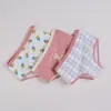 Gran Venta al por Mayor Algodón Peinado Ropa Interior Infantil Niñas Calzoncillos tipo bóxer Niñas Ropa Interior Corta Niñas Pequeñas y Medianas