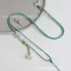 Cordão Fino para Pingente Tecido à Mão DIY Cordão para Colar de Jade Ágata Cordão para Pendurar Pingente de Jade Alça de Pescoço para Pingente de Lótus