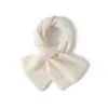 Bufanda de Cachemira para Mujer 100% Cachemira Pura Nueva Versátil Color Sólido Simple Cálida Tejida Perforada Bufanda Pequeña