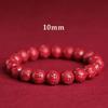 Pulseira Mantra dos Seis Caracteres de Areia Dourada Roxa de Alto Conteúdo, Pulseira Mantra dos Seis Caracteres de Cinábrio de Areia Mineral Imperial Original, Autenticidade Garantida com Estrelas